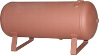 Druckluftbehälter 40 lt, 11 bar, Stahl lackiert, Rot
