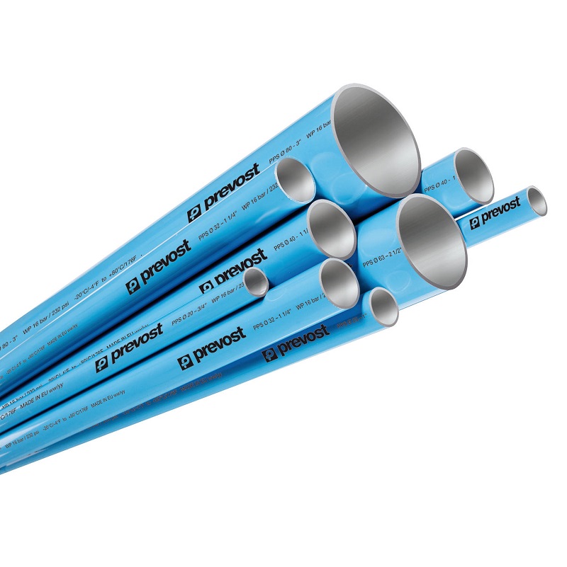 PREVOST-BLAU ALUMINIUM-ROHR Rohraußen-Ø = 32 | Länge 5,5 m (Ersetzt PPS TUB32L6)