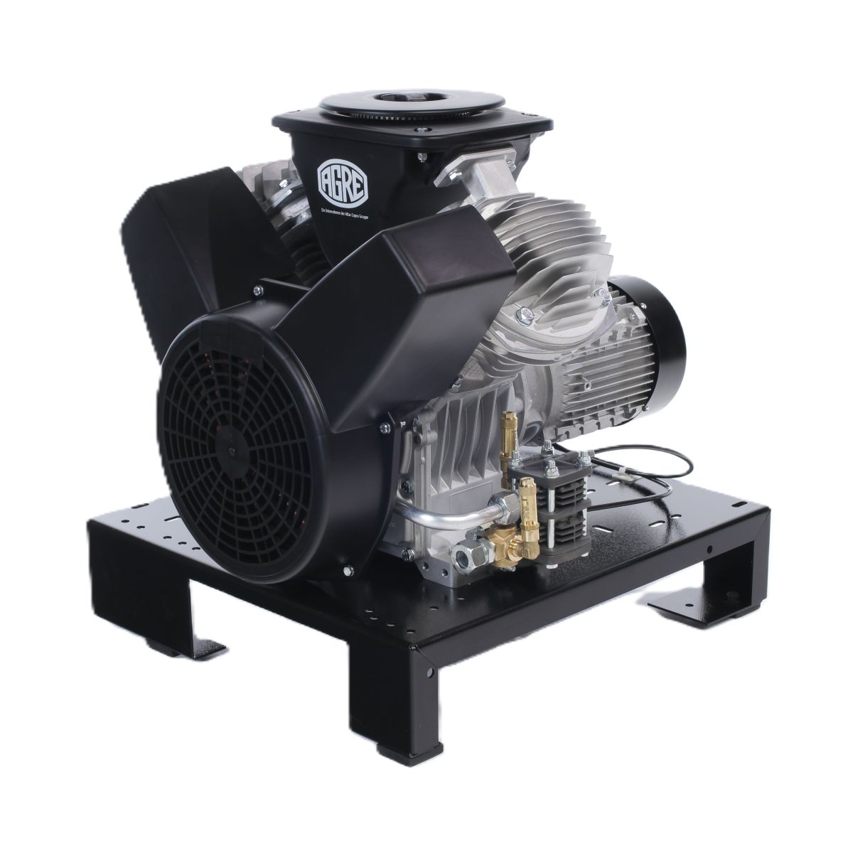 AGRE Industrie-Kolbenkompressor Typ PLG MGK-H-7.5 30  D auf Grundrahmen, 4116002299
