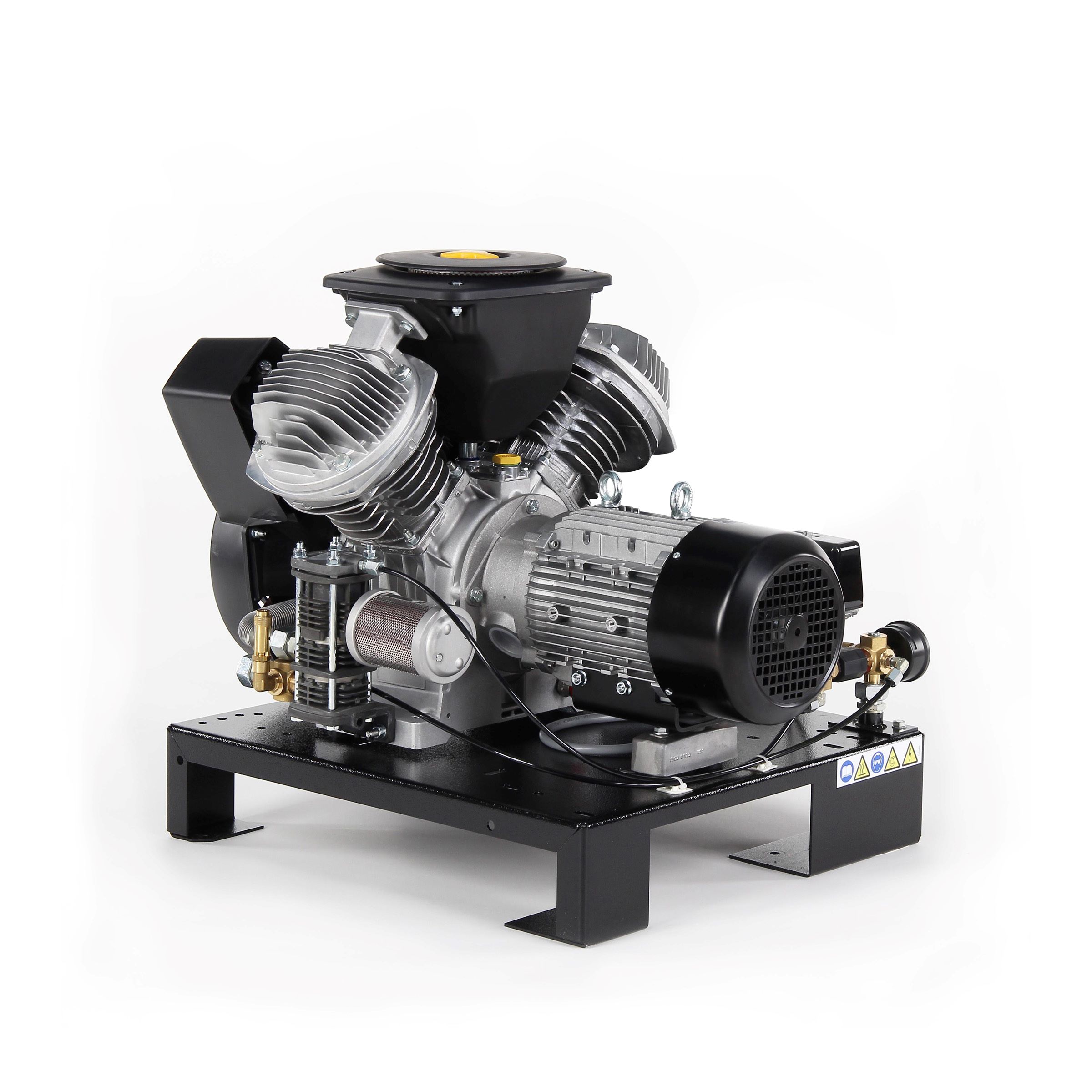 AGRE Industrie-Kolbenkompressor Typ PLG MFK-2 10 W auf Grundrahmen, 4116001758