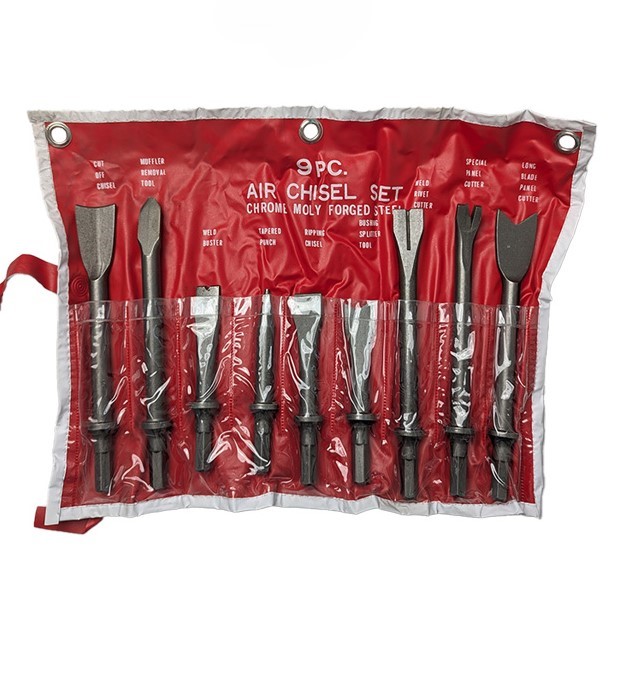 AGRE Meißelset 9-teilig, 6-kant 10mm