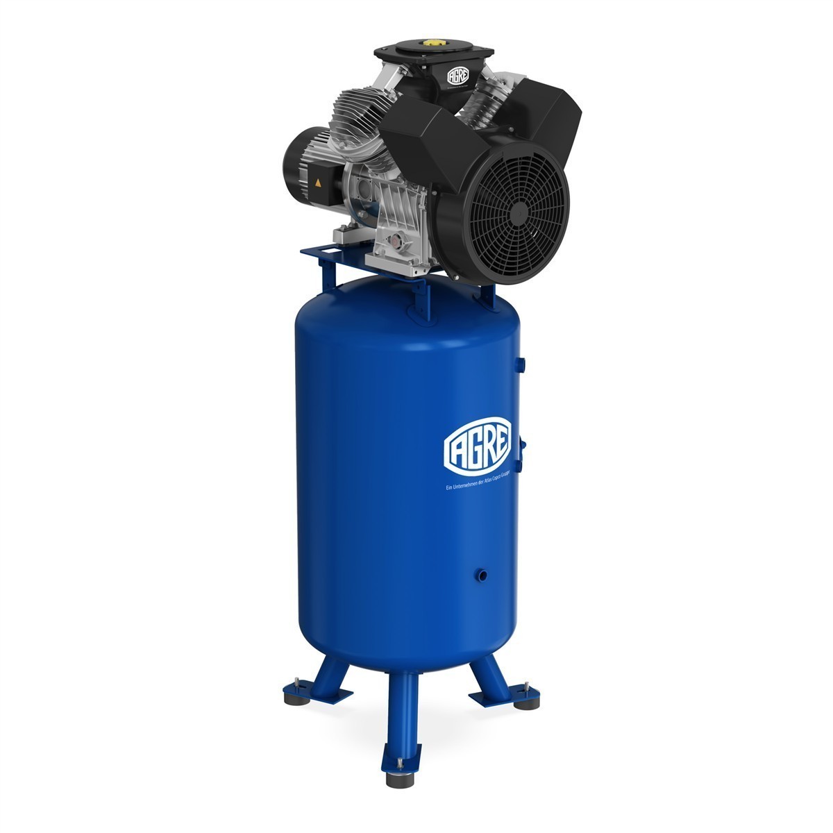 AGRE Industrie-Kolbenkompressor Typ ALG MEK-4 10 270V D auf Behälter, 4116002259