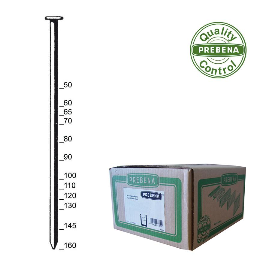 Prebena Streifennägel RK28/65BKRI Ringschaft