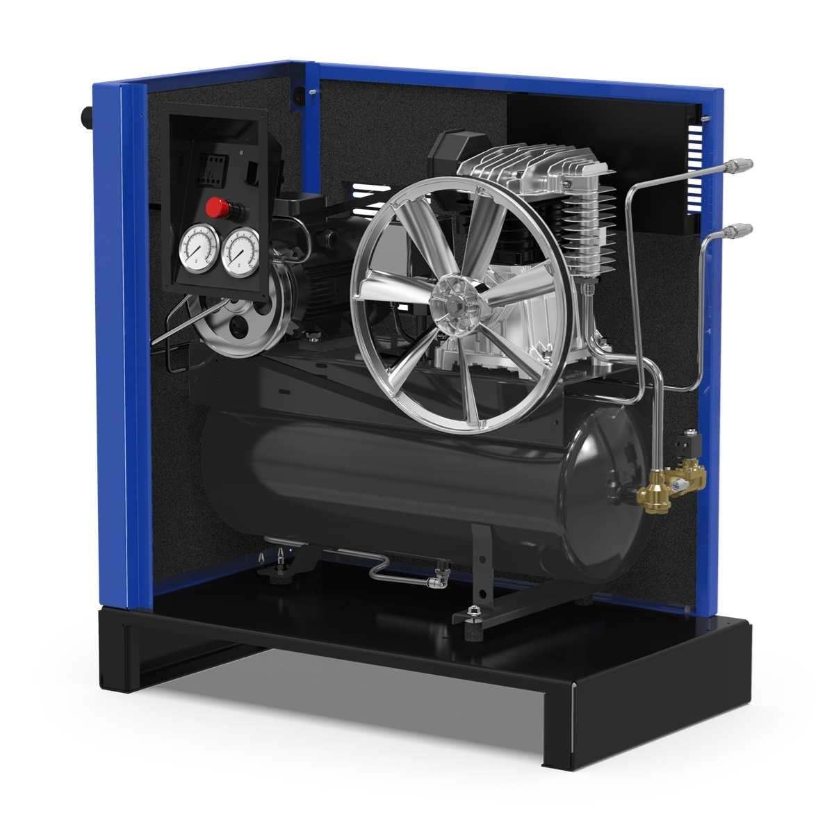 AGRE Kolbenkompressor SILENT TWISTER 300D