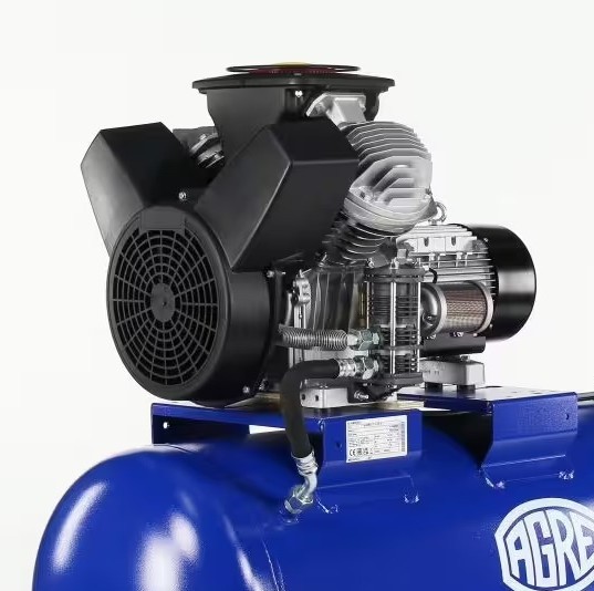 AGRE Industrie-Kolbenkompressor Typ ALG MEK-7.5 10 500 YD Schallgedämmt auf Behälter 500 Liter 4116002286