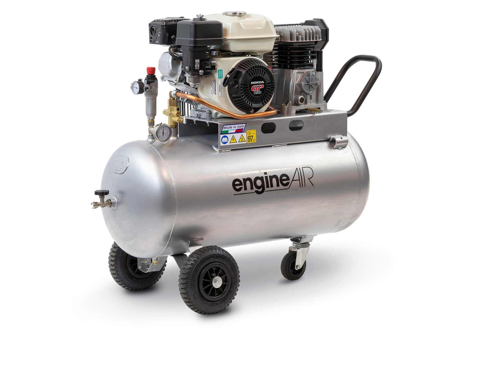 Kolbenkompressor mit Benzinmotor Typ engineAIR 4/100