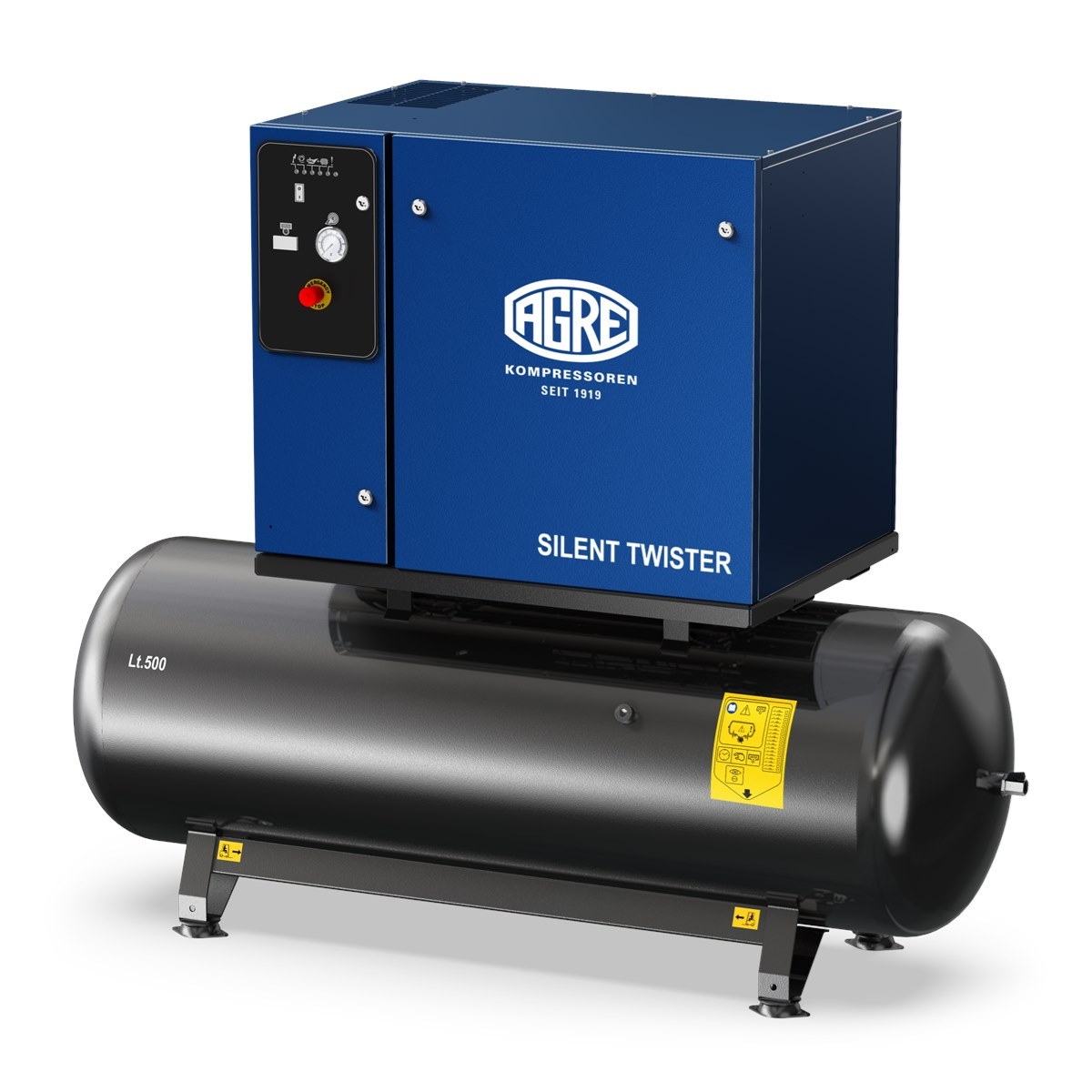 AGRE Kolbenkompressor SILENT TWISTER 1300 D 500
