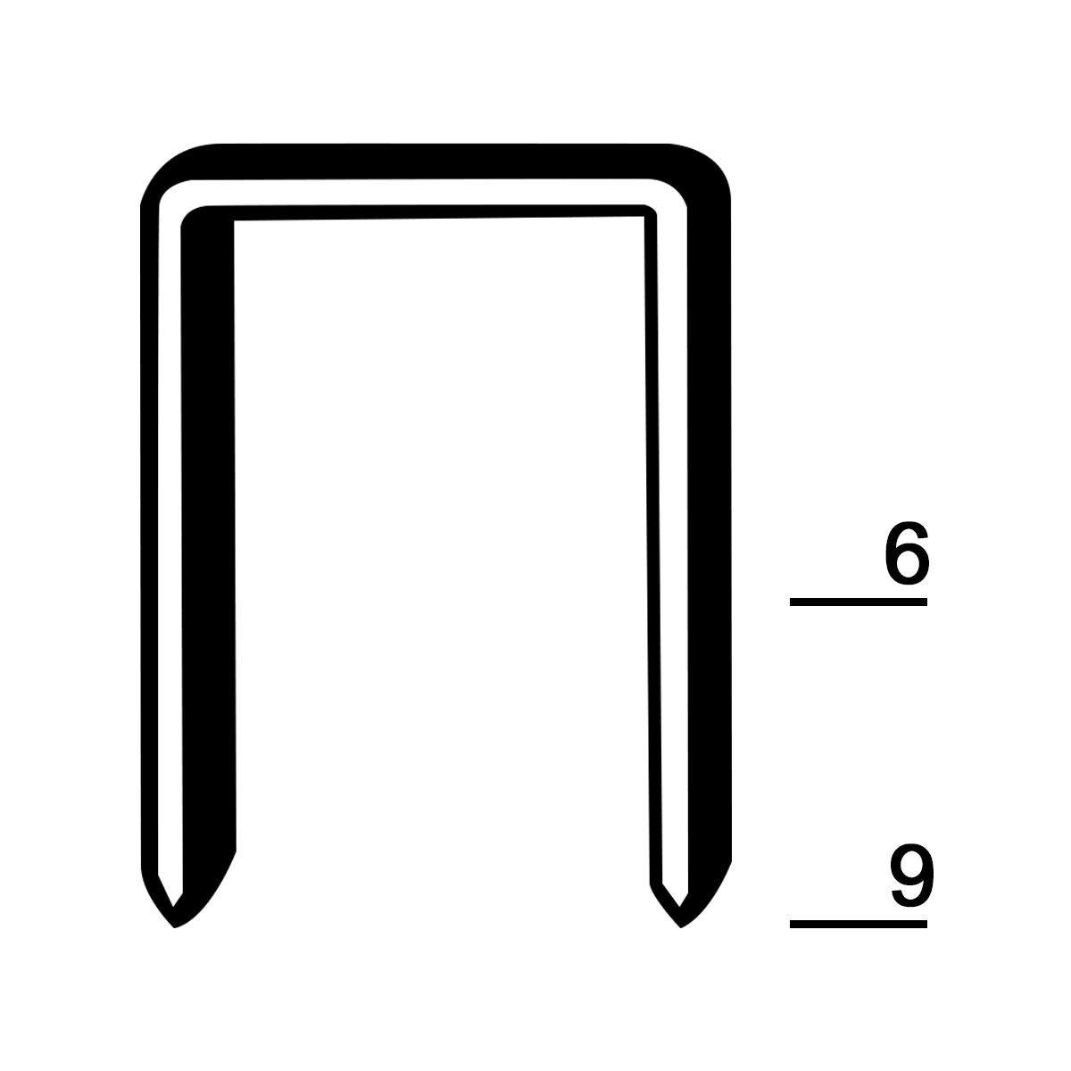 Prebena Heftklammern PF12CNK verzinkt