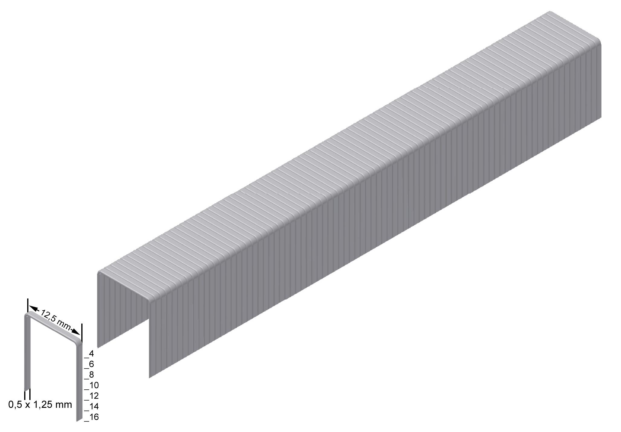 Prebena Heftklammern D06CNK - neue VPE 6.700 Stück