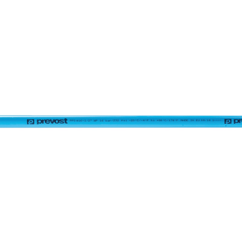 PREVOST-BLAU ALUMINIUM-ROHR Rohraußen-Ø = 25 | Länge 5,5 m (Ersetzt PPS TUB25L6)
