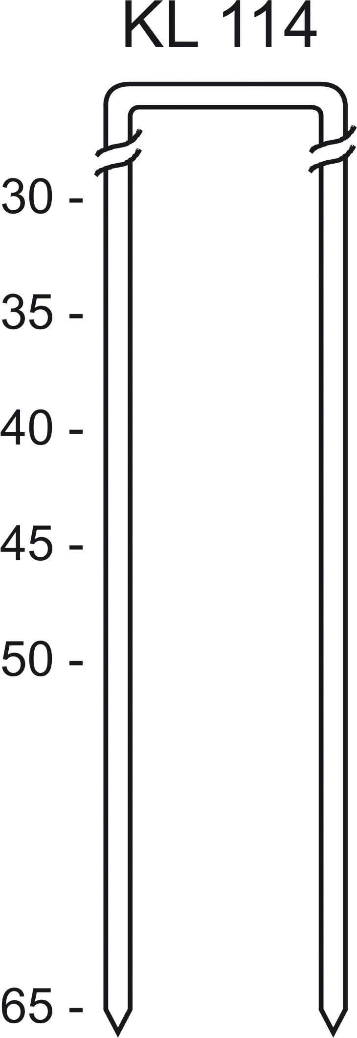 Heftklammer KL 114/35 CNKH/10000 DGKC430022